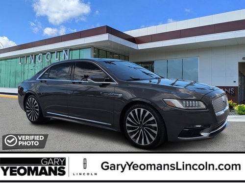 2019 Lincoln Continental Black Label