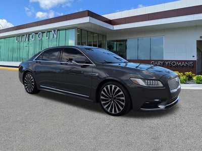 2019 Lincoln Continental Black Label