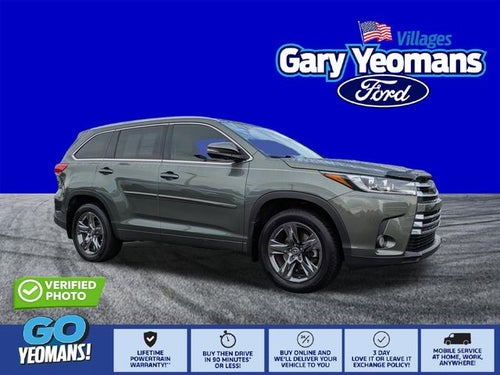 2018 Toyota Highlander Limited Platinum