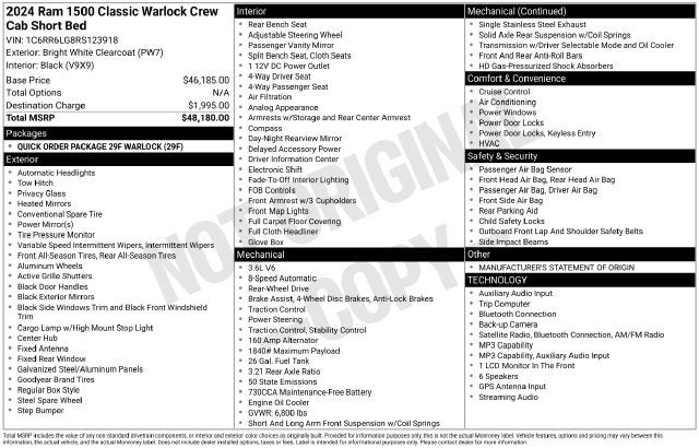 2024 RAM 1500 Classic Warlock