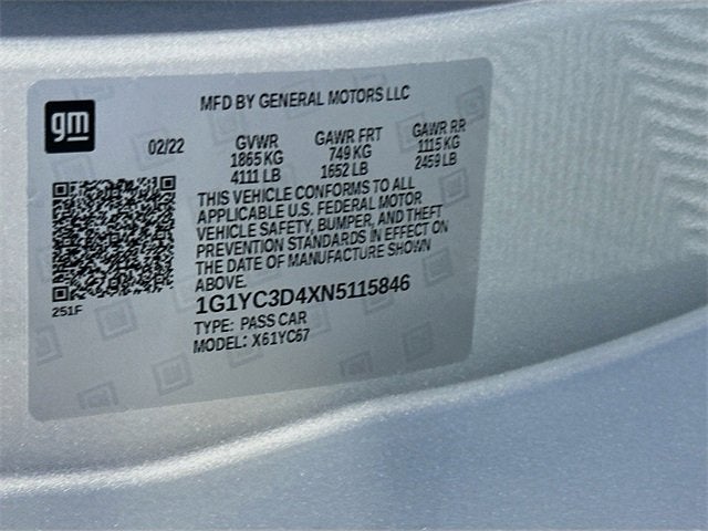 2022 Chevrolet Corvette 3LT