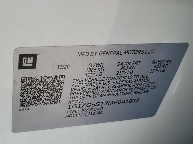 2021 Chevrolet Malibu RS
