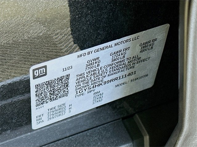 2024 Cadillac Escalade AWD V-Series