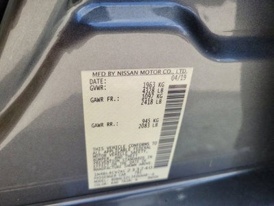 2019 Nissan Altima 2.5 SR