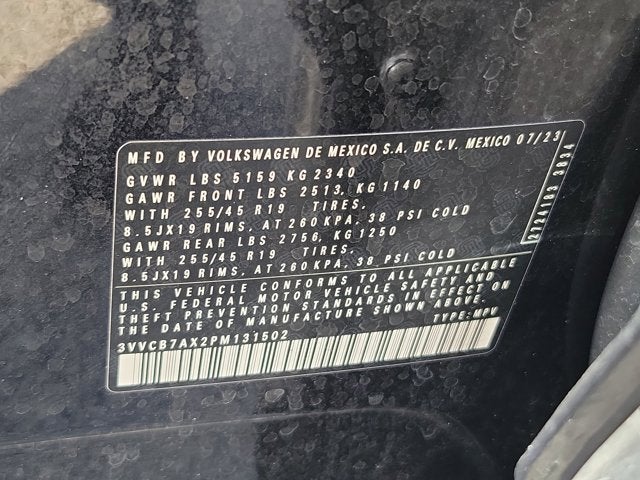 2023 Volkswagen Tiguan 2.0T SE R-Line Black