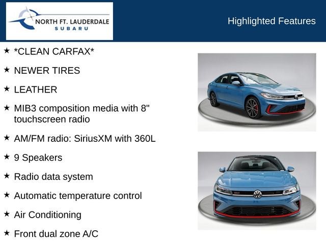 2025 Volkswagen Jetta GLI 2.0T Autobahn