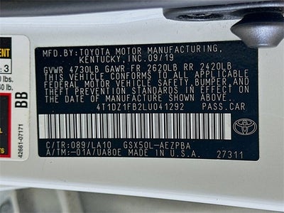 2020 Toyota Avalon Limited