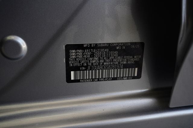 2025 Subaru Impreza Base