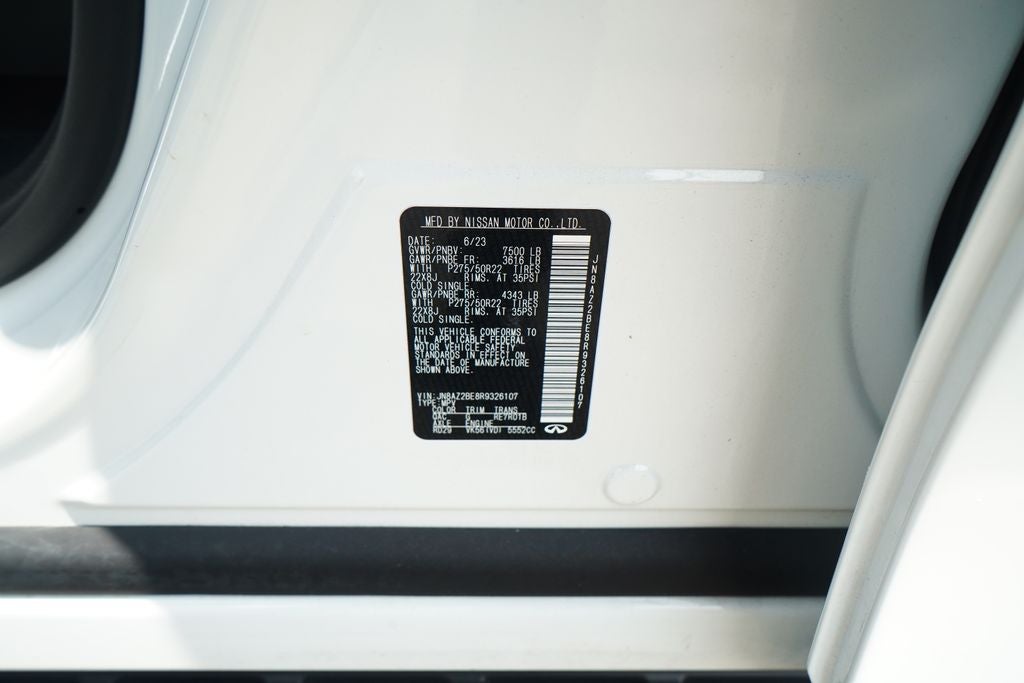 2024 INFINITI QX80 Sensory