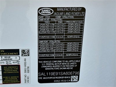 2025 Land Rover Range Rover Sport Autobiography