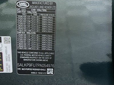 2023 Land Rover Range Rover SE