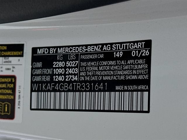 2026 Mercedes-Benz C-Class C 300