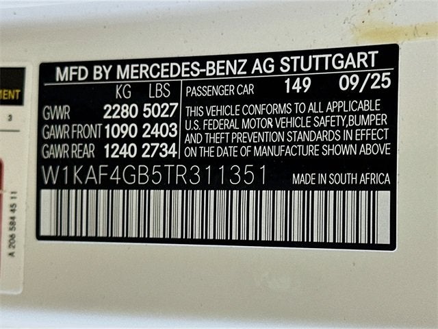 2026 Mercedes-Benz C-Class C 300