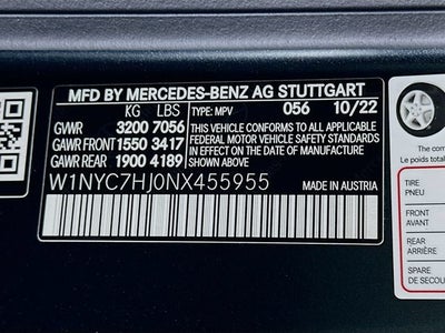 2022 Mercedes-Benz G-Class AMG® G 63
