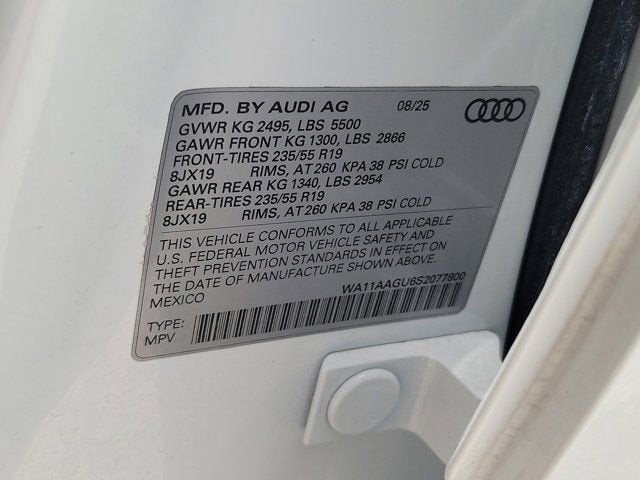 2025 Audi Q5 2.0T Premium