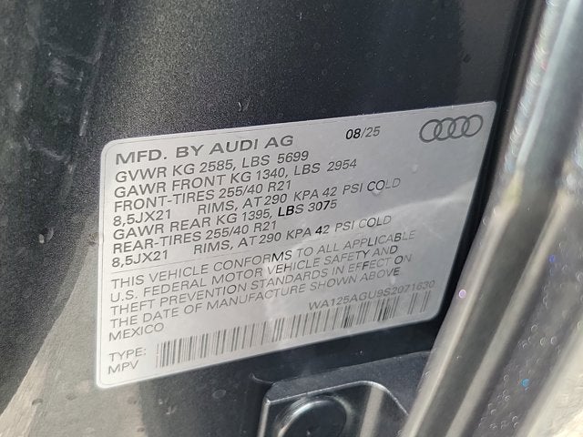 2025 Audi SQ5 3.0T Premium Plus