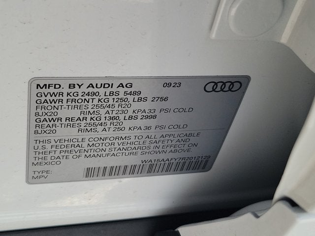 2024 Audi Q5 Sportback 45 S line Premium Plus