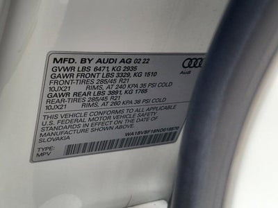 2022 Audi Q8 55 Premium Plus