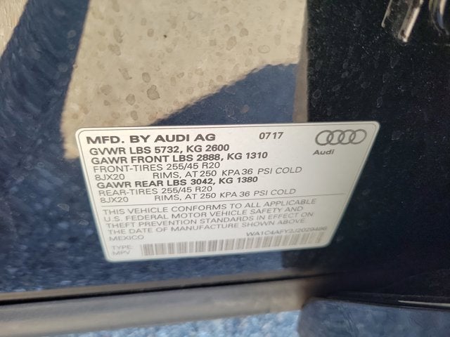 2018 Audi SQ5 3.0T Prestige