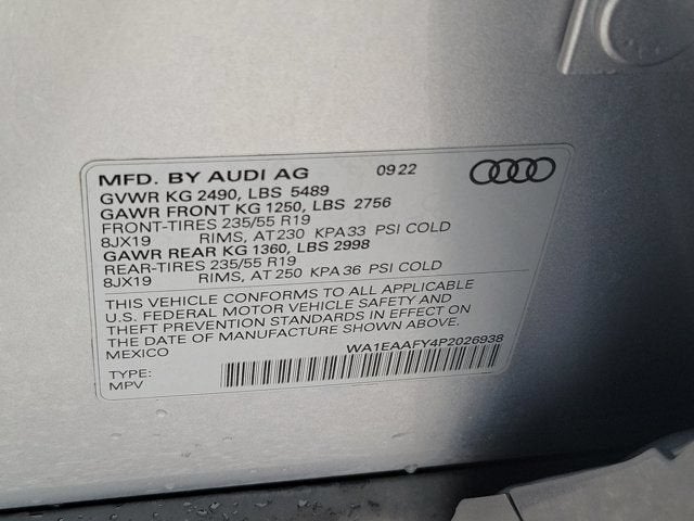 2023 Audi Q5 45 S line Premium Plus