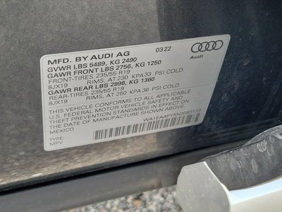 2022 Audi Q5 45 S line Premium Plus