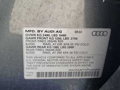 2023 Audi Q5 45 S line Prestige