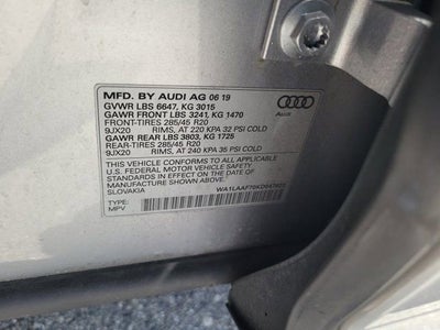 2019 Audi Q7 55 SE Premium Plus