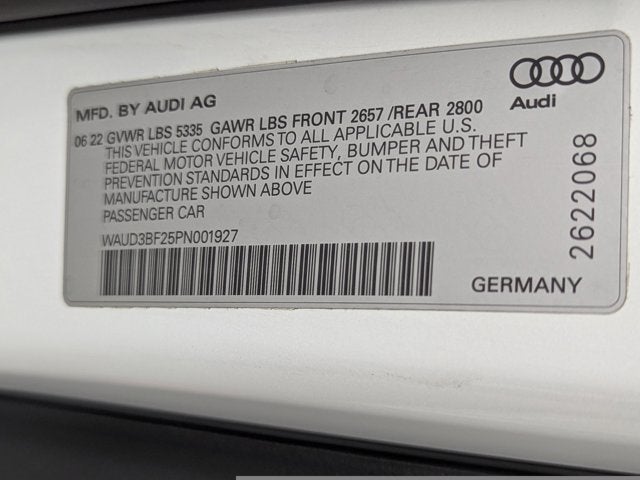 2023 Audi A6 Sedan Premium 45 TFSI quattro