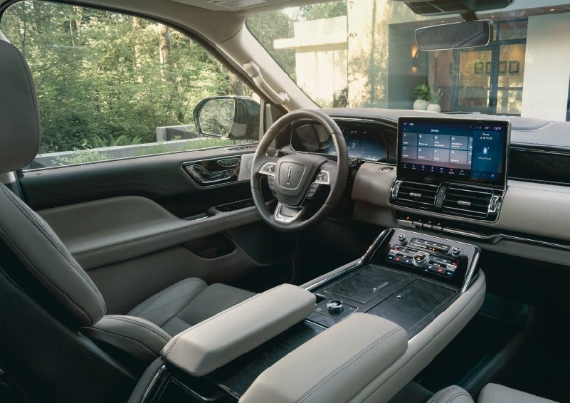 The calming interior of a 2023 Lincoln Navigator® SUV is shown. | Gary Yeomans Lincoln Ocala in Ocala FL