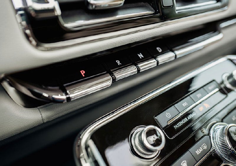 Bright chrome Piano Key Shifter buttons evoke an effortless and artistic touch. | Gary Yeomans Lincoln Ocala in Ocala FL