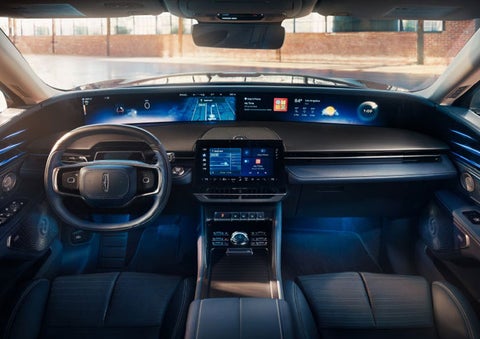 The panoramic display is shown in a 2025 Lincoln Nautilus® SUV. | Gary Yeomans Lincoln Ocala in Ocala FL