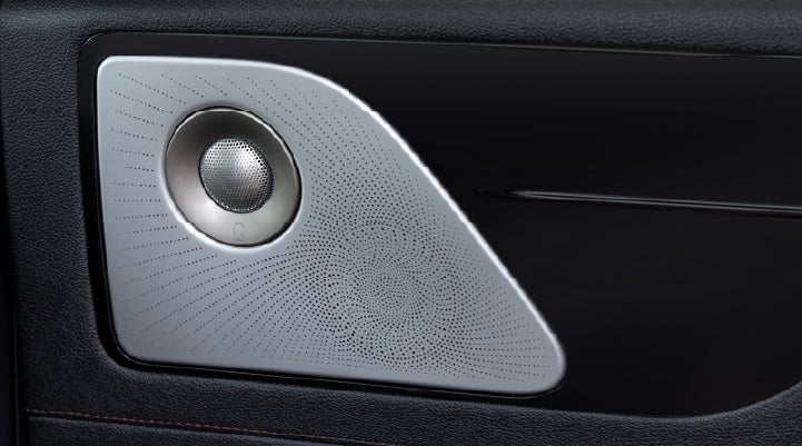 A close-up view of the available Revel® Ultima 3D Audio System. | Gary Yeomans Lincoln Ocala in Ocala FL