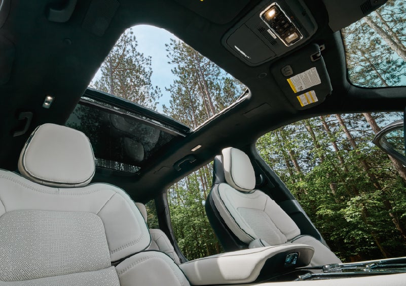 The front seats of a 2027 Lincoln Aviator® Black Label™ SUV | Gary Yeomans Lincoln Ocala in Ocala FL
