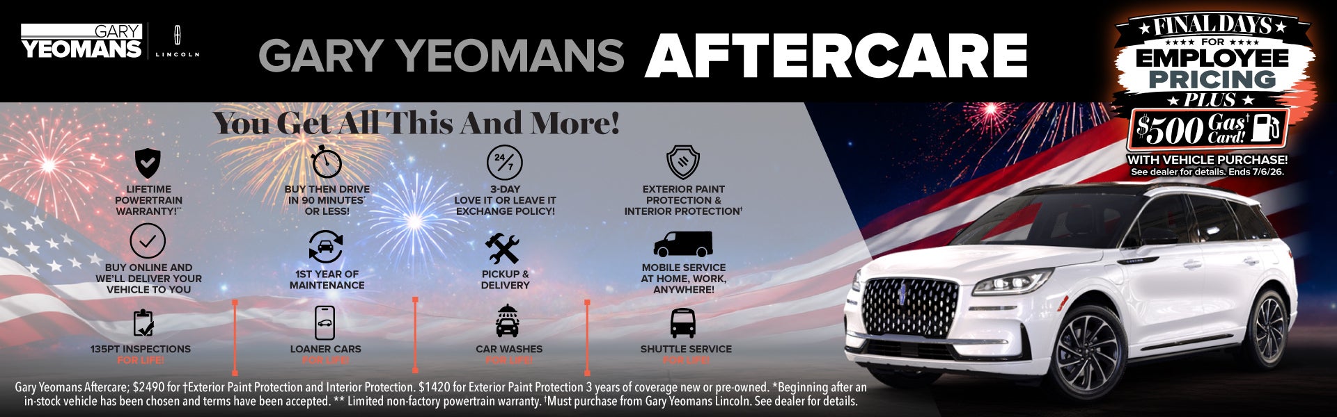 Gary Yeomans Aftercare 