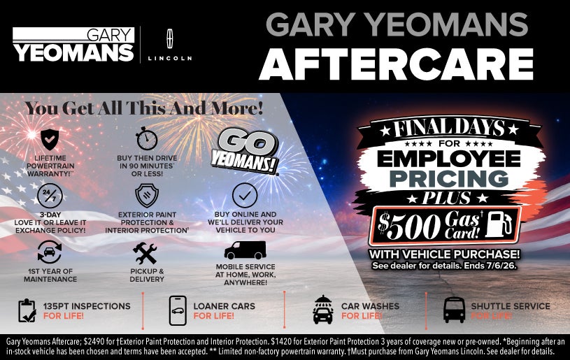 Gary Yeomans Aftercare 