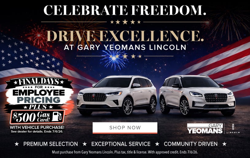 Get a $500 GAS CARD with EVERY Vehicle Purchase! 