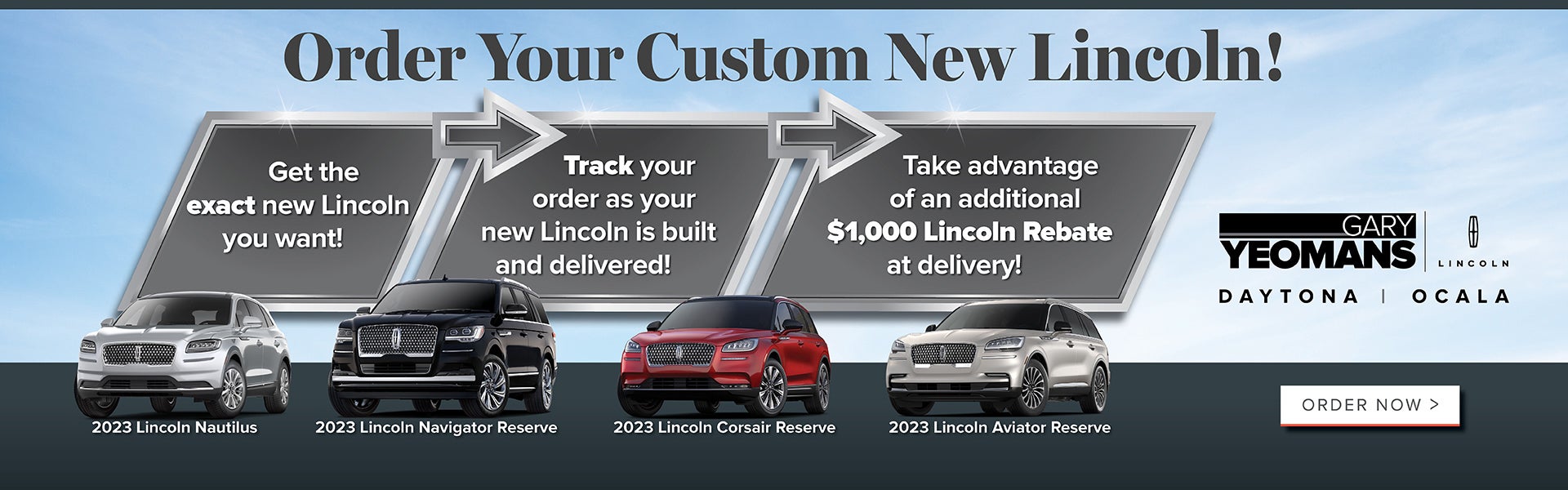 Order Your Custom New Lincoln